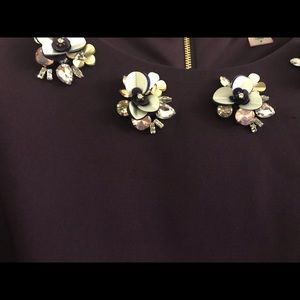 Tahari Dresses - NWT Tahari Purple Embellished Bell Sleeve Dress Tahari Dresses - NWT Tahari Purple Embellished Bell Sleeve Dress